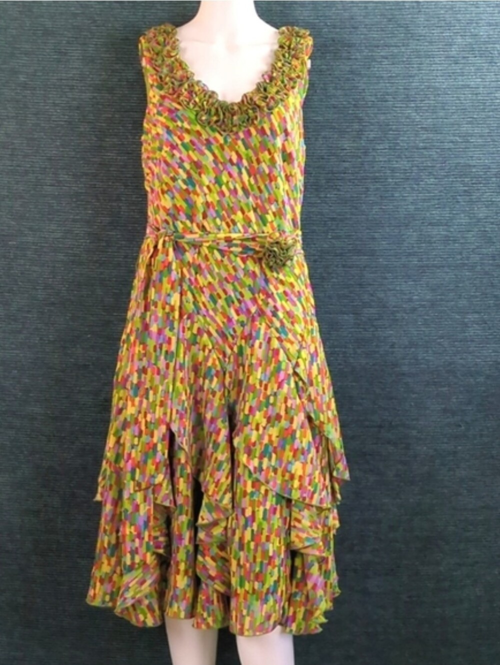 Vintage 90s Bethany Confetti Party Dress